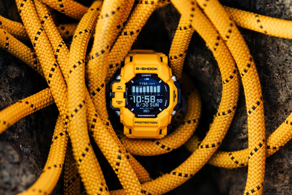 G-Shock GPR-H1000 surrounded by rope