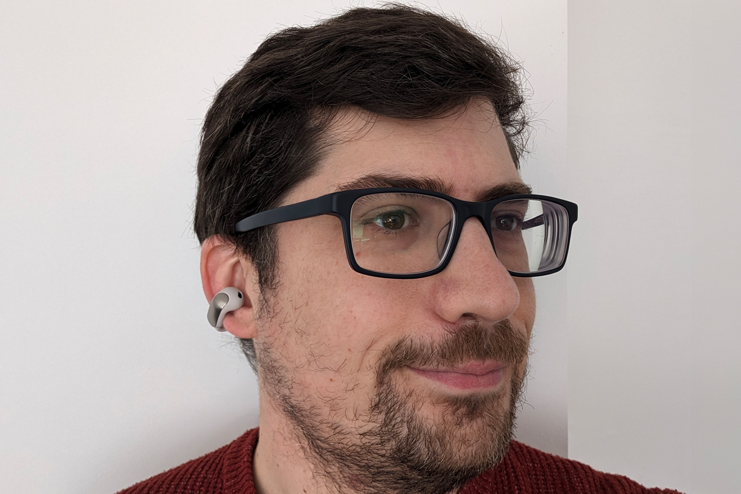 Bose Ultra Open Earbuds review wearing 1