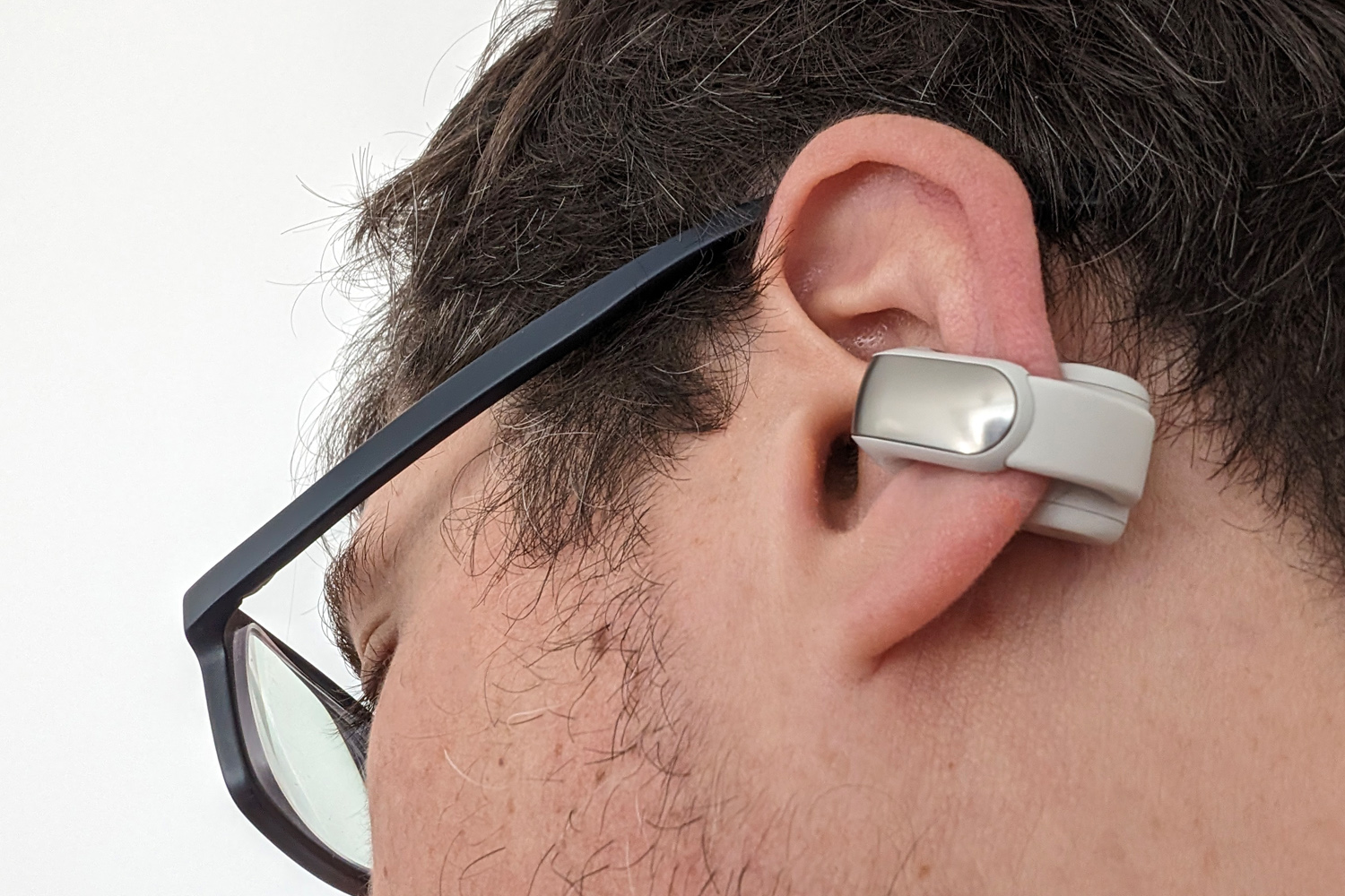 Bose Ultra Open Earbuds review wearing side