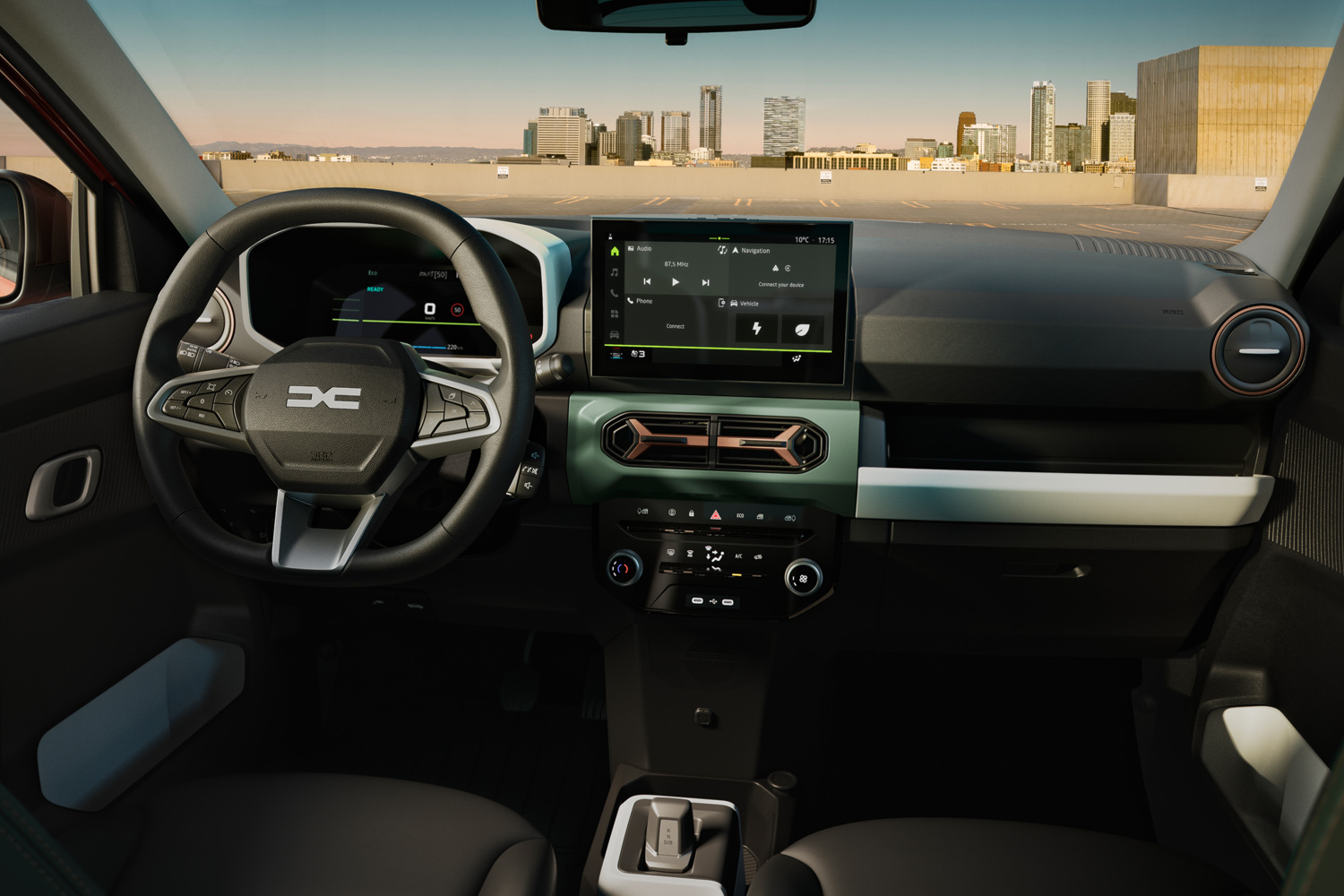Dacia Spring EV 2024 reveal dashboard
