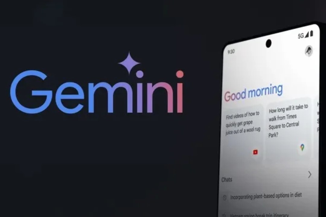 Screenshot of new Gemini app that replaces Google Bard