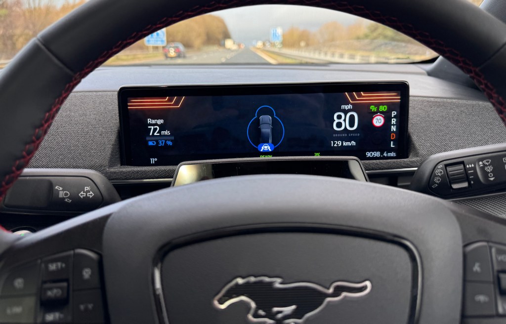 Ford's Adaptive Cruise Control in action on a motorway