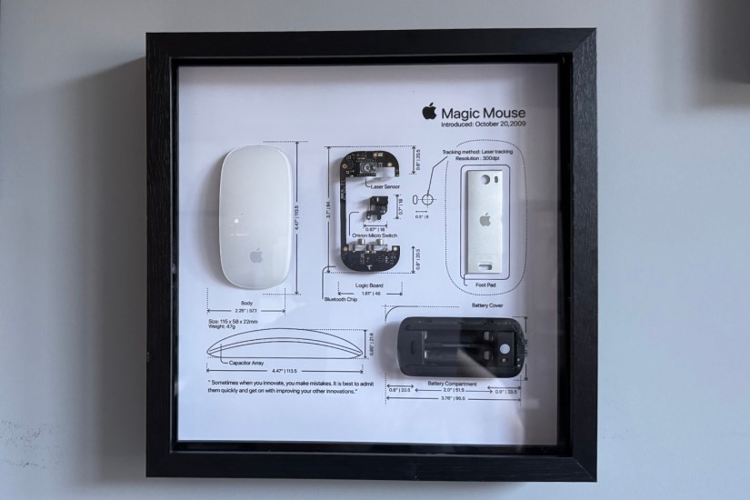 I bought a Magic Mouse and framed it – here’s why and how