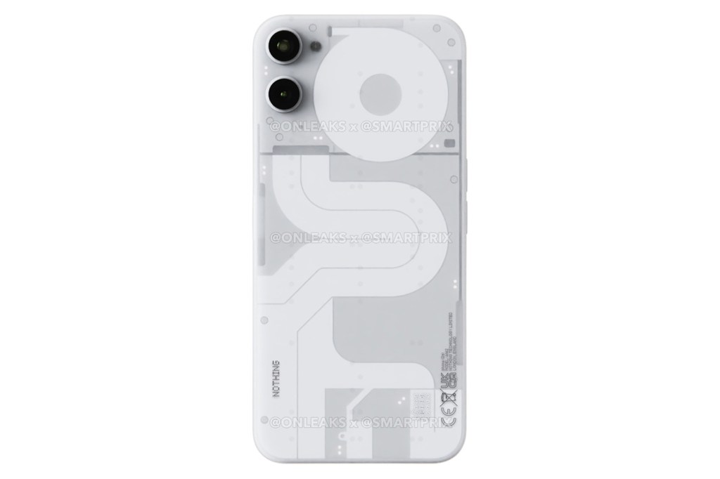 Nothing Phone 2a rear design leak via smartprix