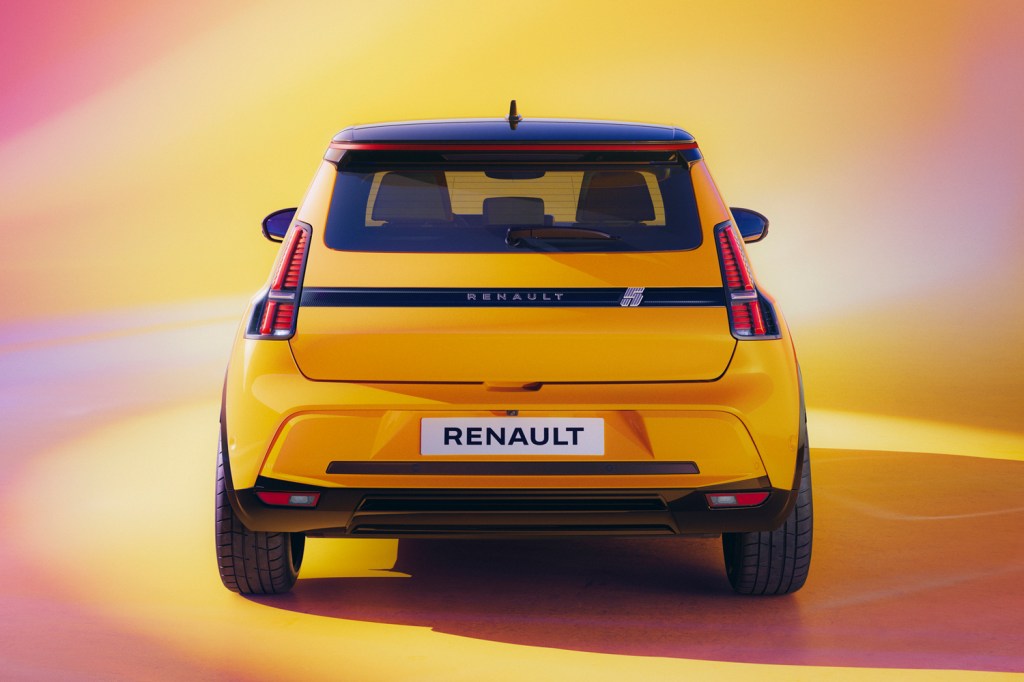 Renault 5 2024 official reveal rear end