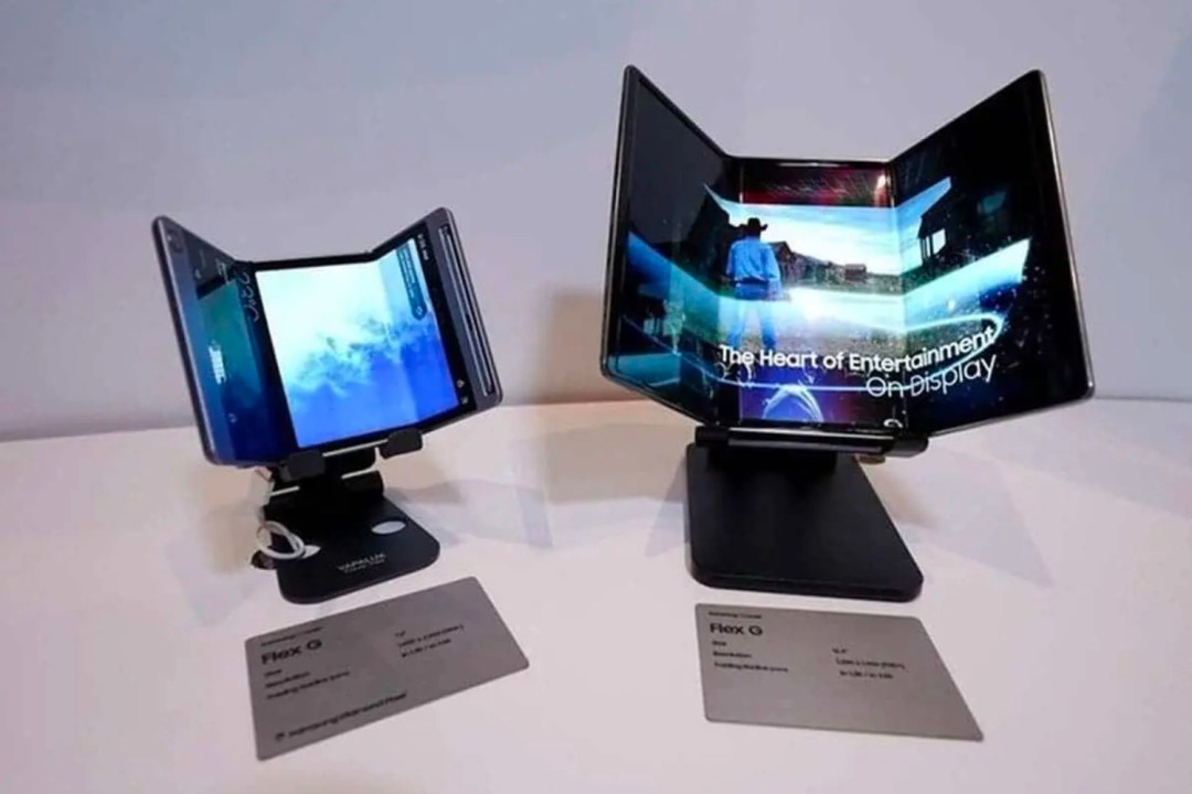 Samsung's triple foldable screens at CES 2024