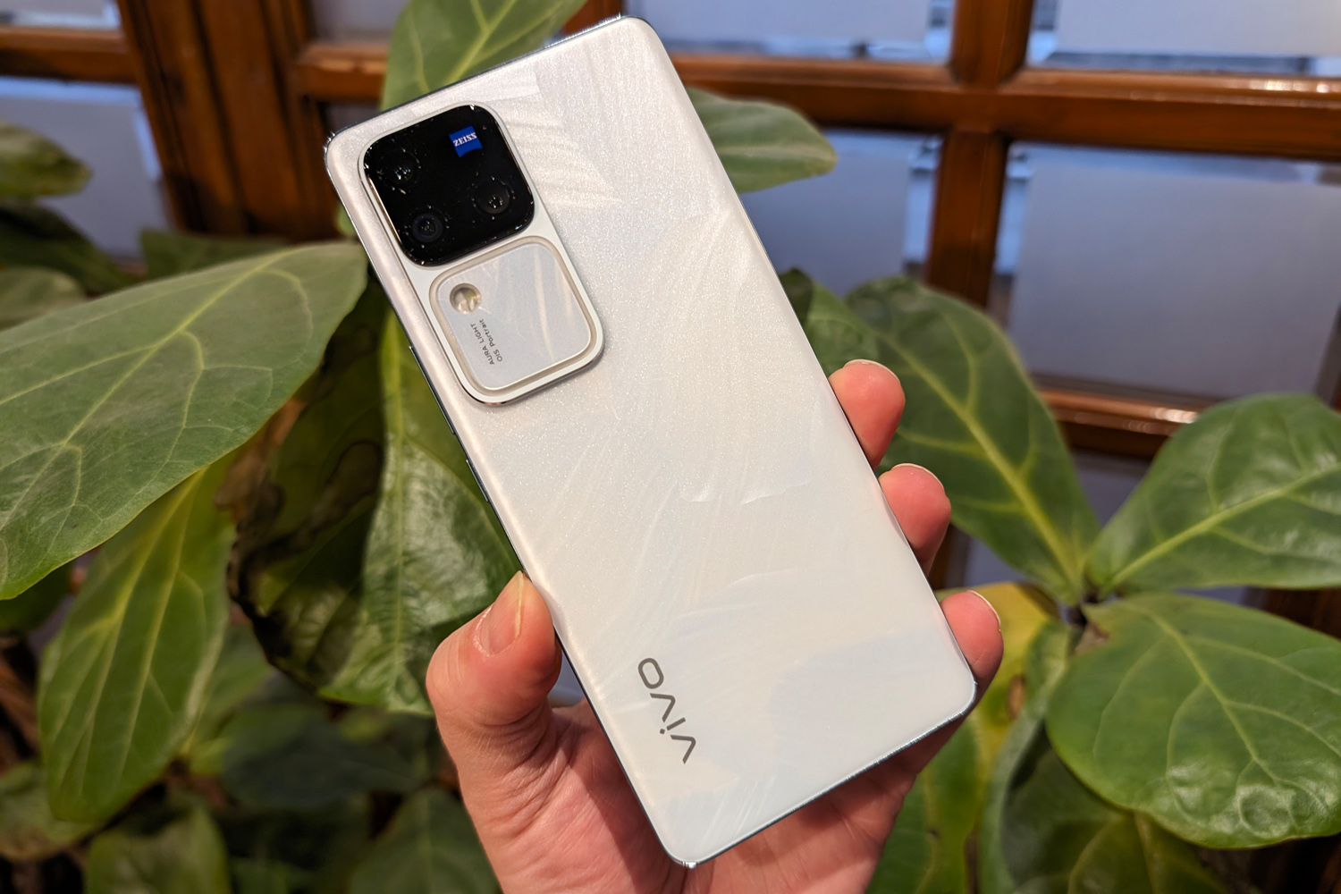 Vivo V30 Pro in hand rear