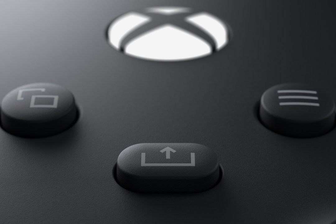 Close-up of Xbox controller