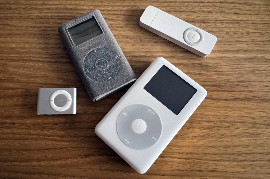 iPods on a table