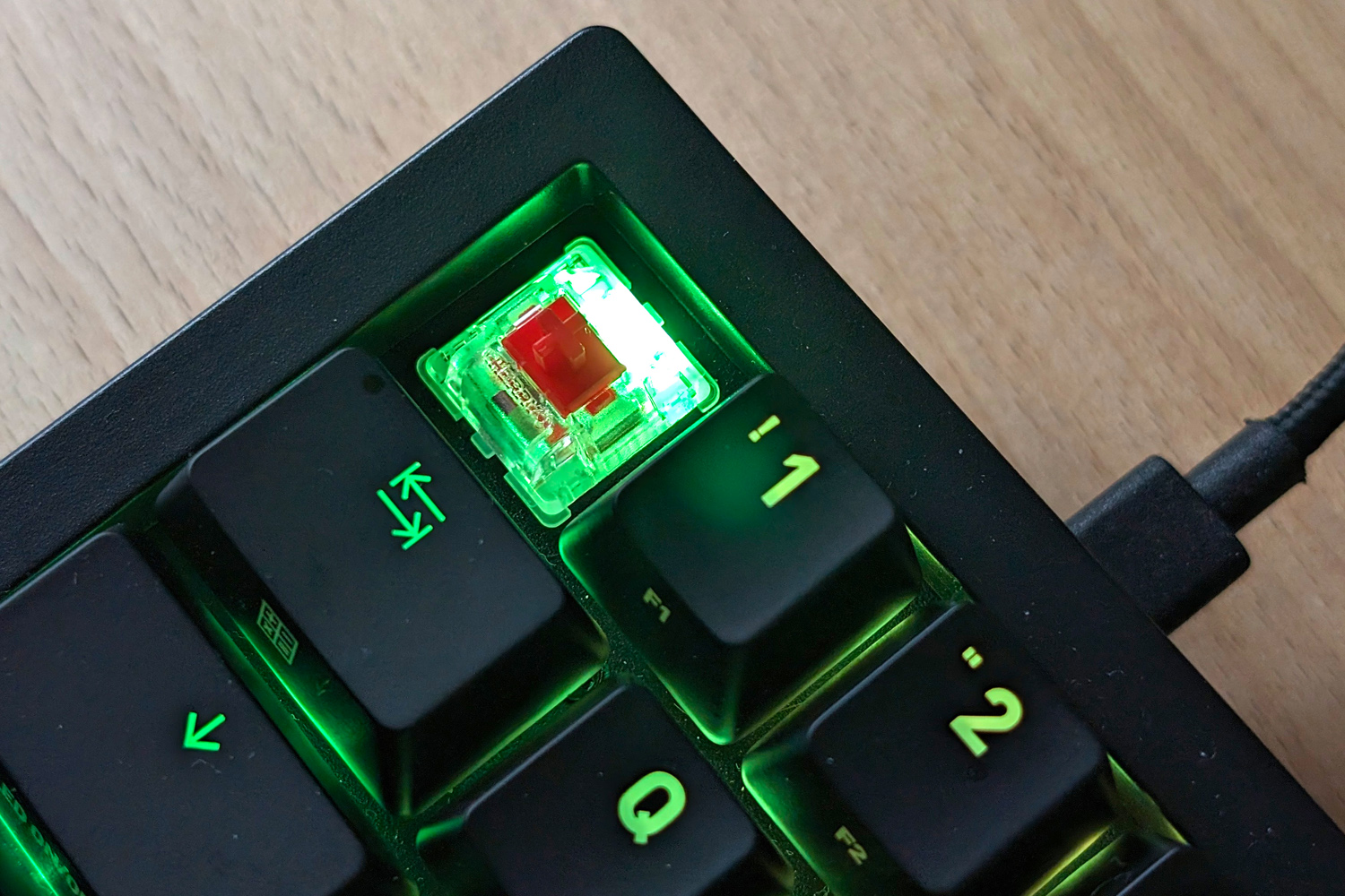 Cherry K5V2 keyboard keycap pulled