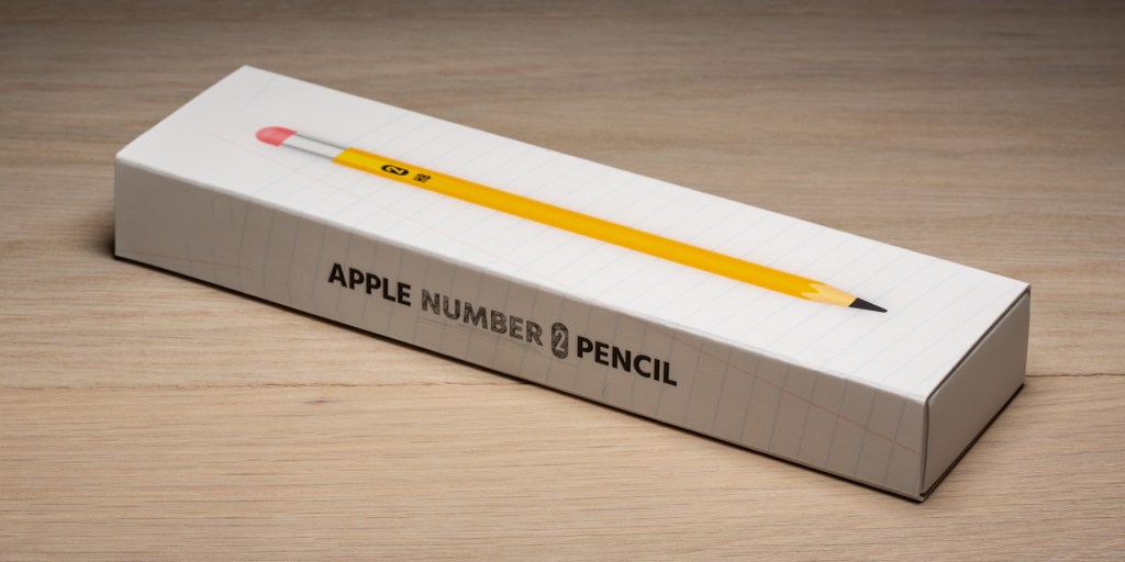 Close-up of the packaging for Colorware's Apple Pencil