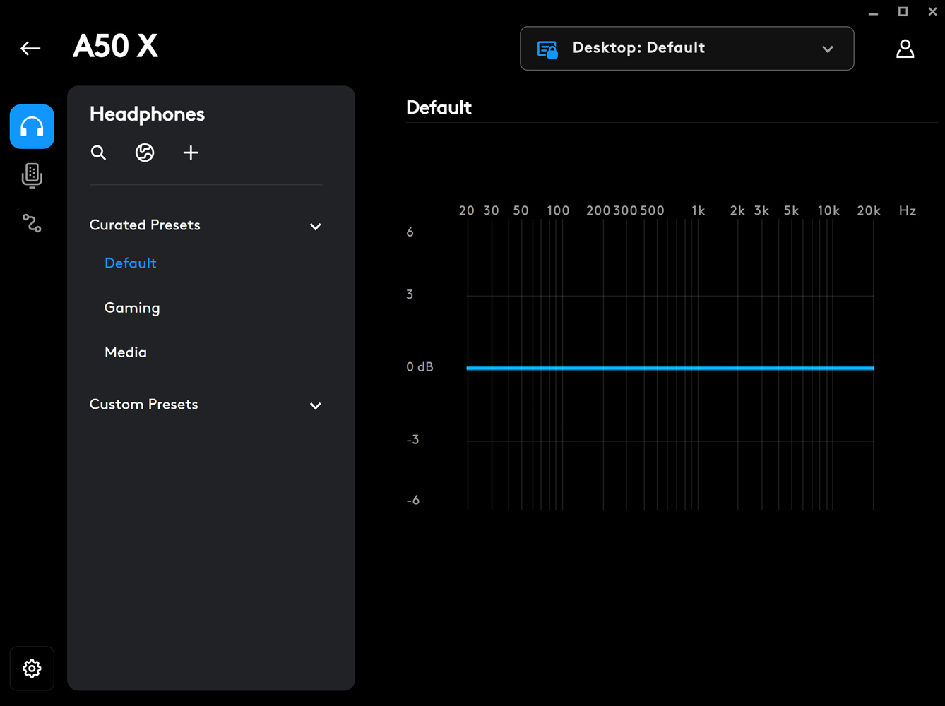 Logitech Astro G A50 X desktop app 1