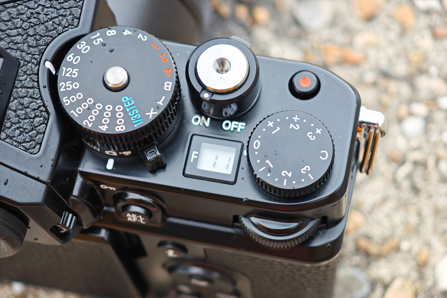 Nikon Zf review aperture display