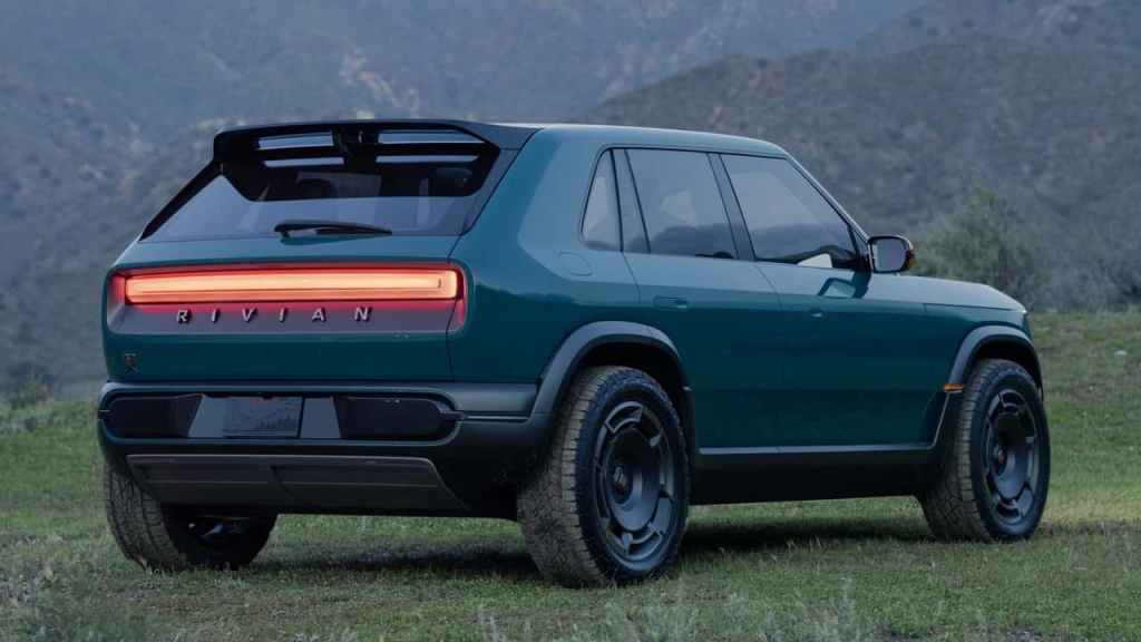 Rear of the Rivian R3X
