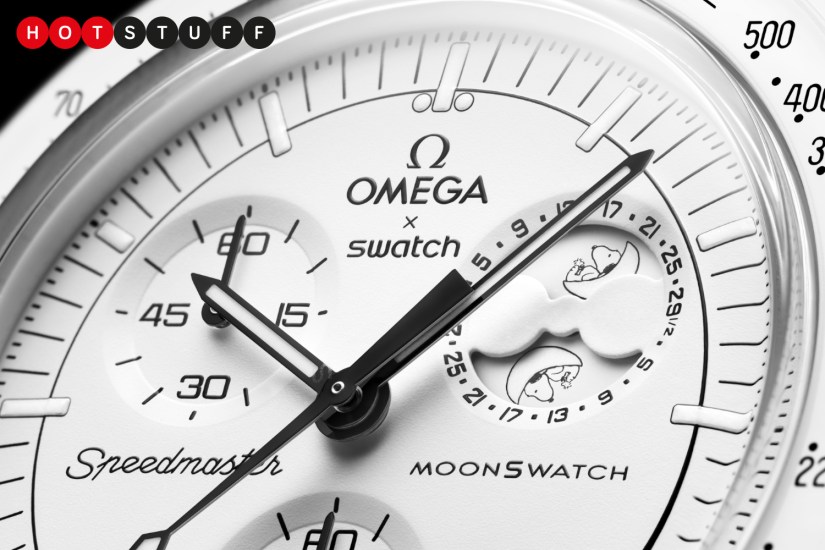 Swatch reveals the all-white Snoopy MoonSwatch ‘Mission to Moonphase’