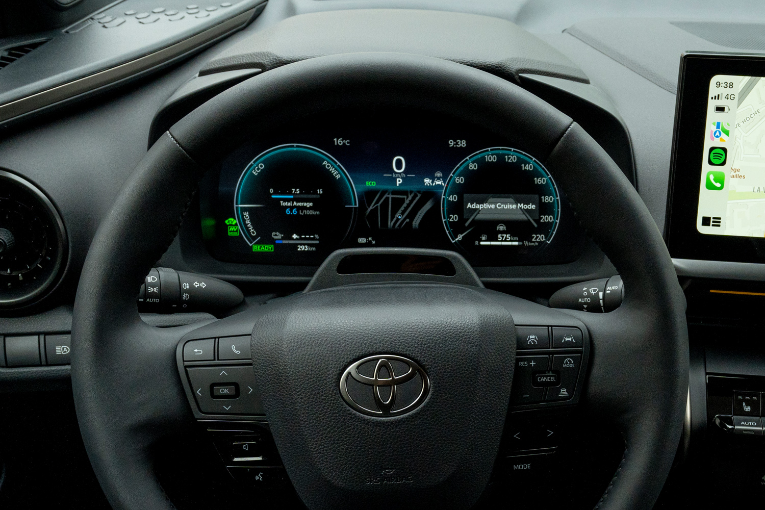 Toyota C-HR plug-in Hybrid 220 review instruments