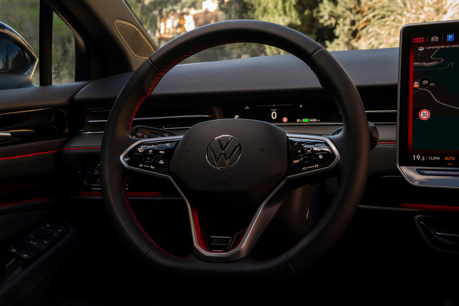 VW ID 7 GTX Tourer reveal steering wheel