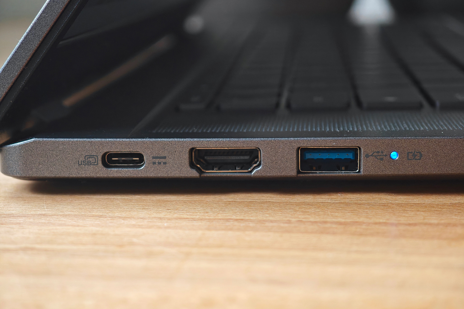 Acer Chromebook Plus 515 review ports left