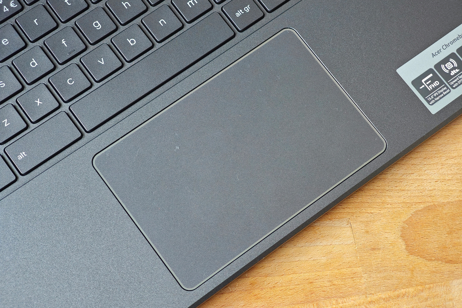 Acer Chromebook Plus 515 review touchpad