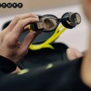 These smart swimming goggles have a heads-up display and link to your Apple Watch