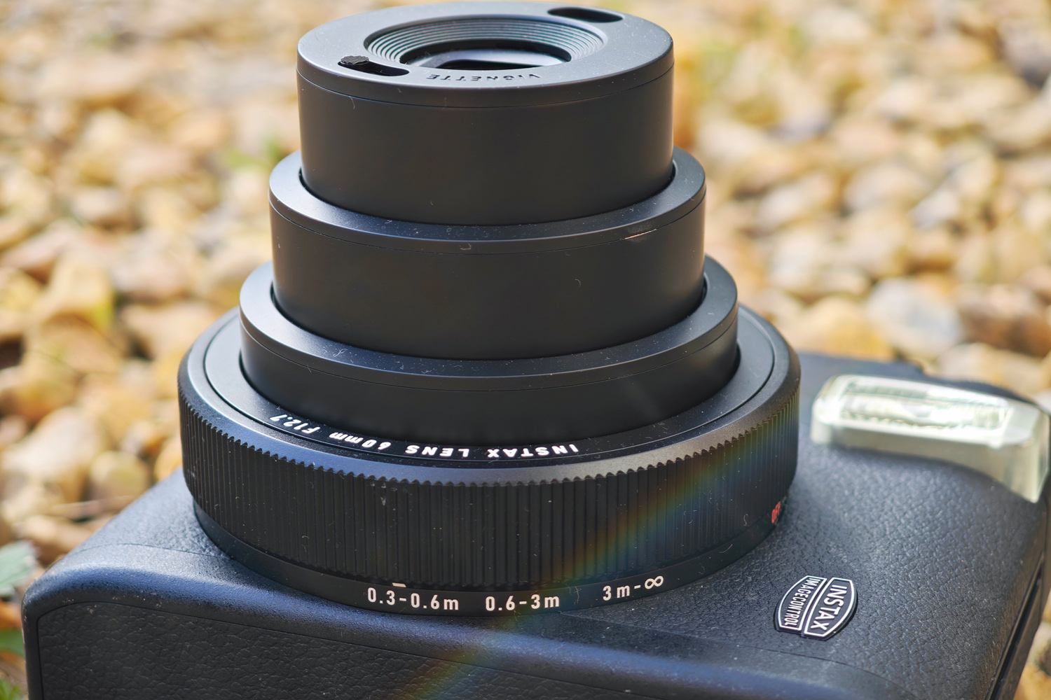 Fujifilm Instax Mini 99 review lens barrel