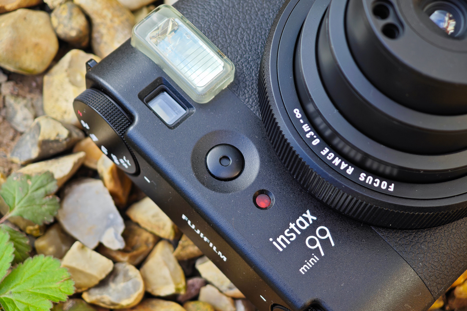 Fujifilm Instax Mini 99 review front shutter button