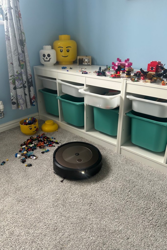 iRobot Roomba J9+ with toys