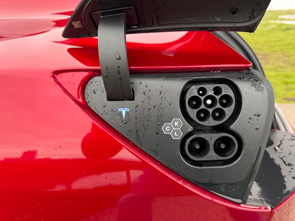 Model 3 charging port