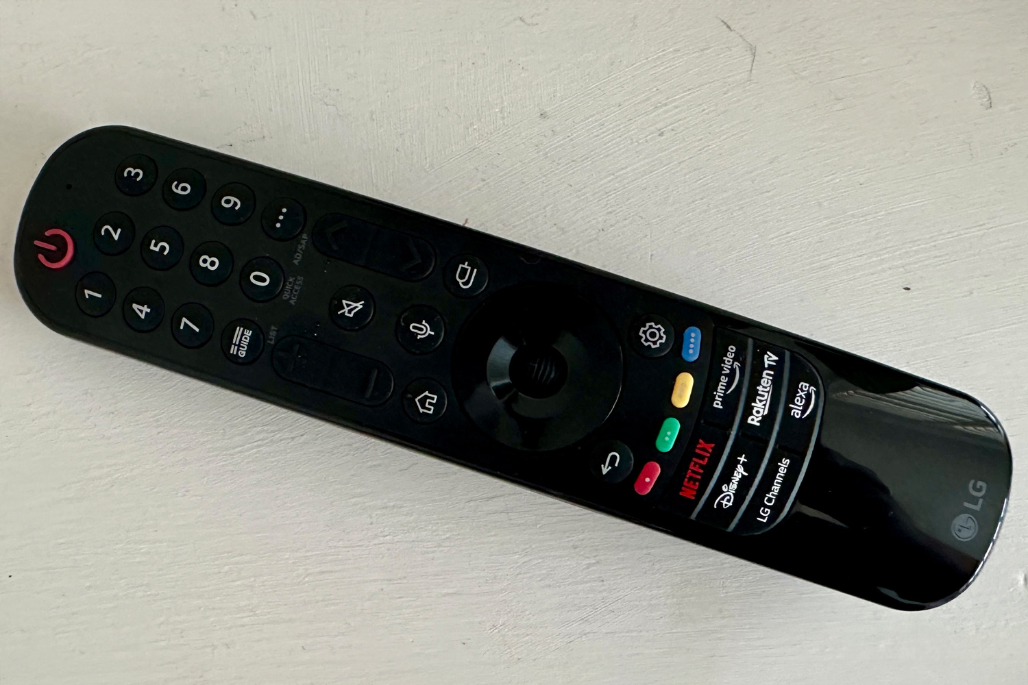 LG 65QNED91T6A review remote