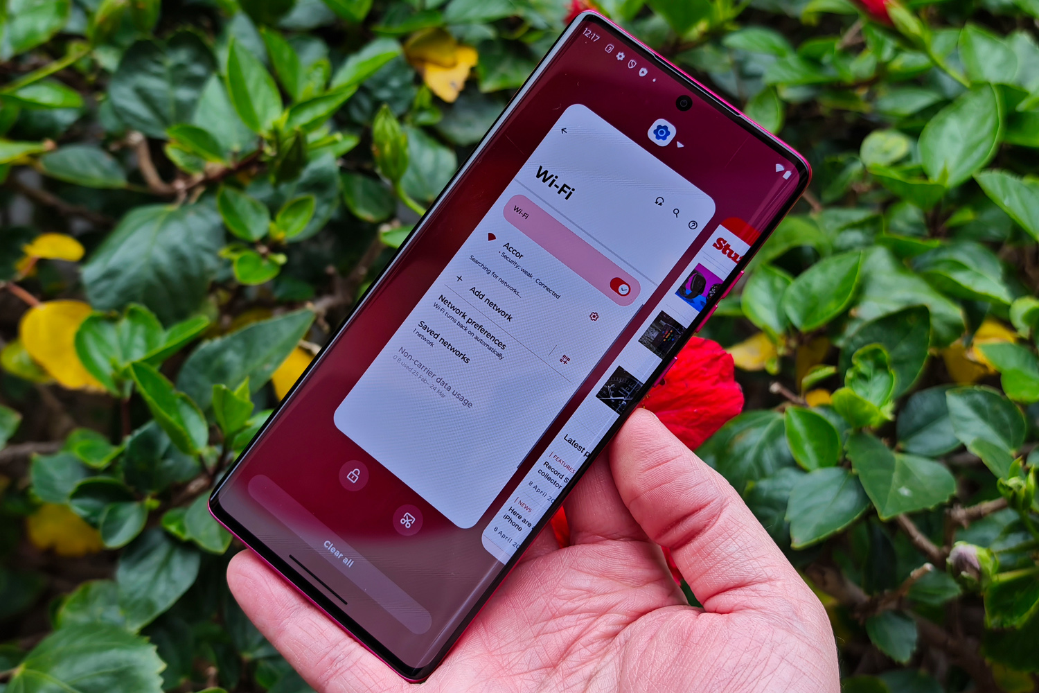 Motorola Edge 50 Fusion hands-on recent apps