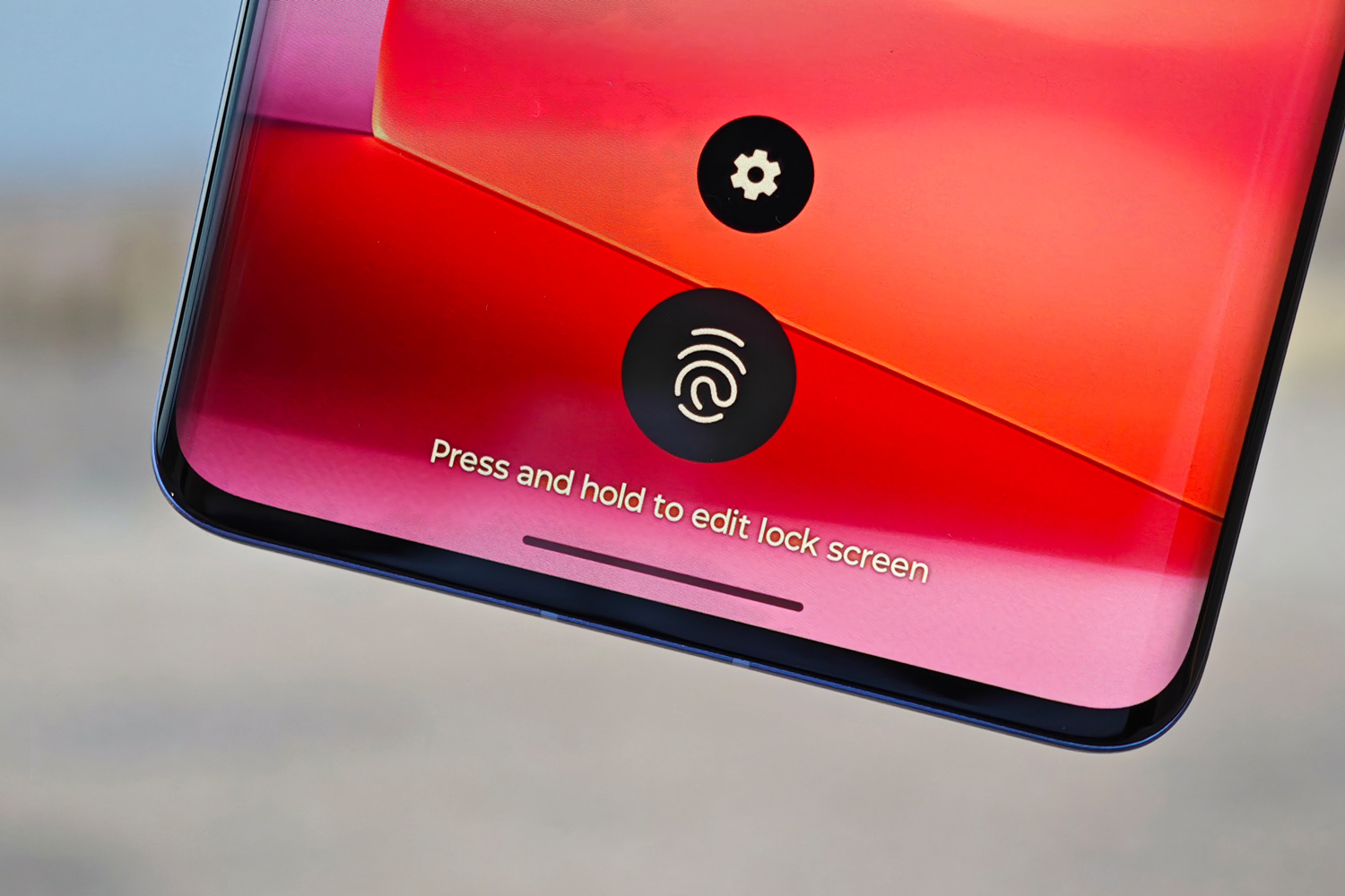 Motorola Edge 50 Pro review fingerprint sensor