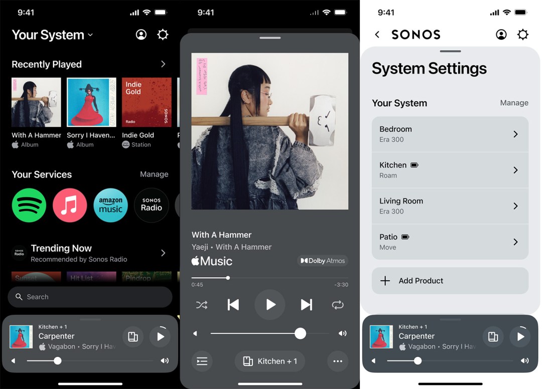 Sonos new app