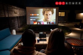 This Google TV projector has a license to thrill, thanks to its official Netflix app