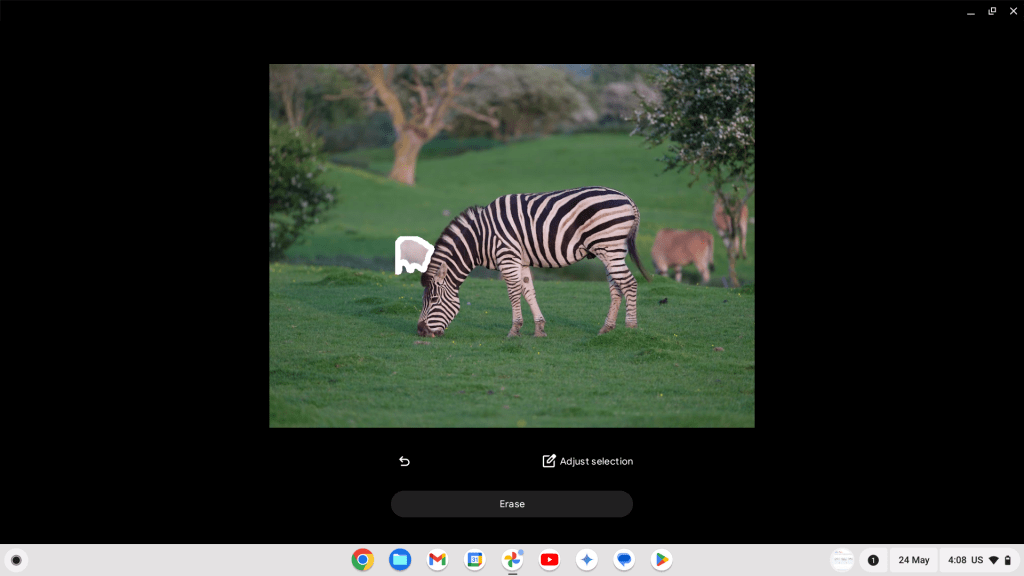 Google Chromebook Plus with Gemini magic editor
