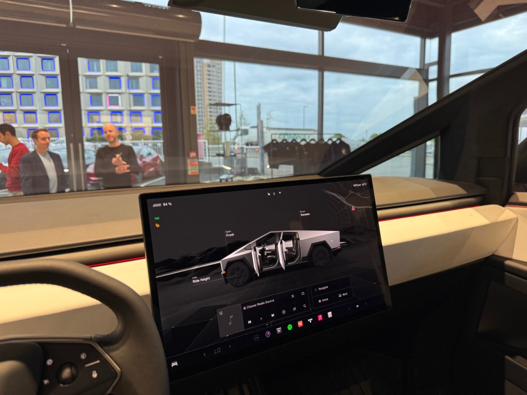 Inside the Tesla Cybertruck