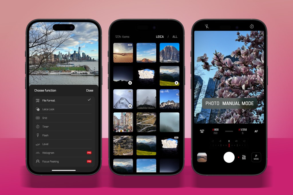 Leica Lux iPhone app hot stuff modes