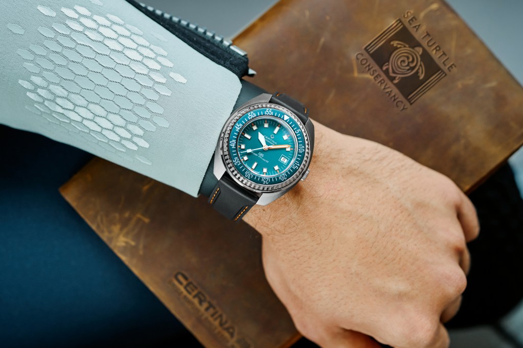 Man wearing Certina DS Super PH1000M STC