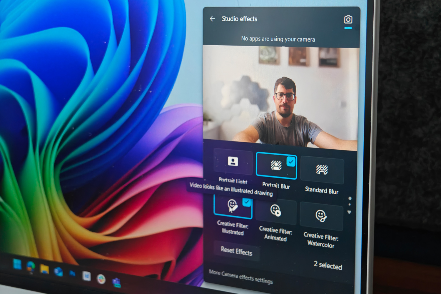 Dell XPS 13 Snapdragon review studio effects