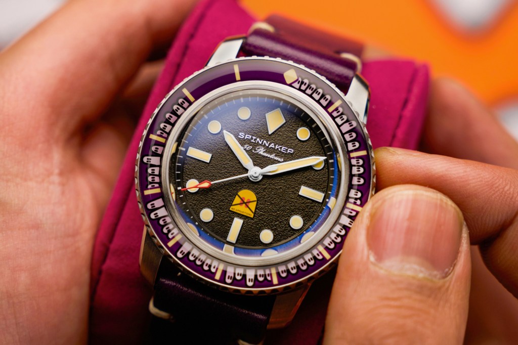 Spinnaker x Seconde/Seconde/ Fleuss 40 Automatic in hands