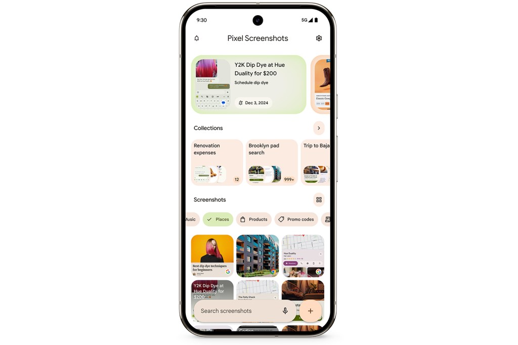 Pixel 9 Pro screenshots