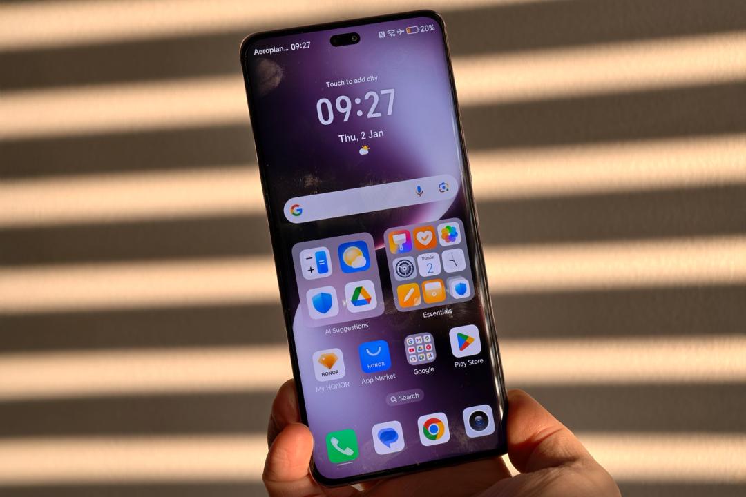 Honor Magic 7 Lite review home screen