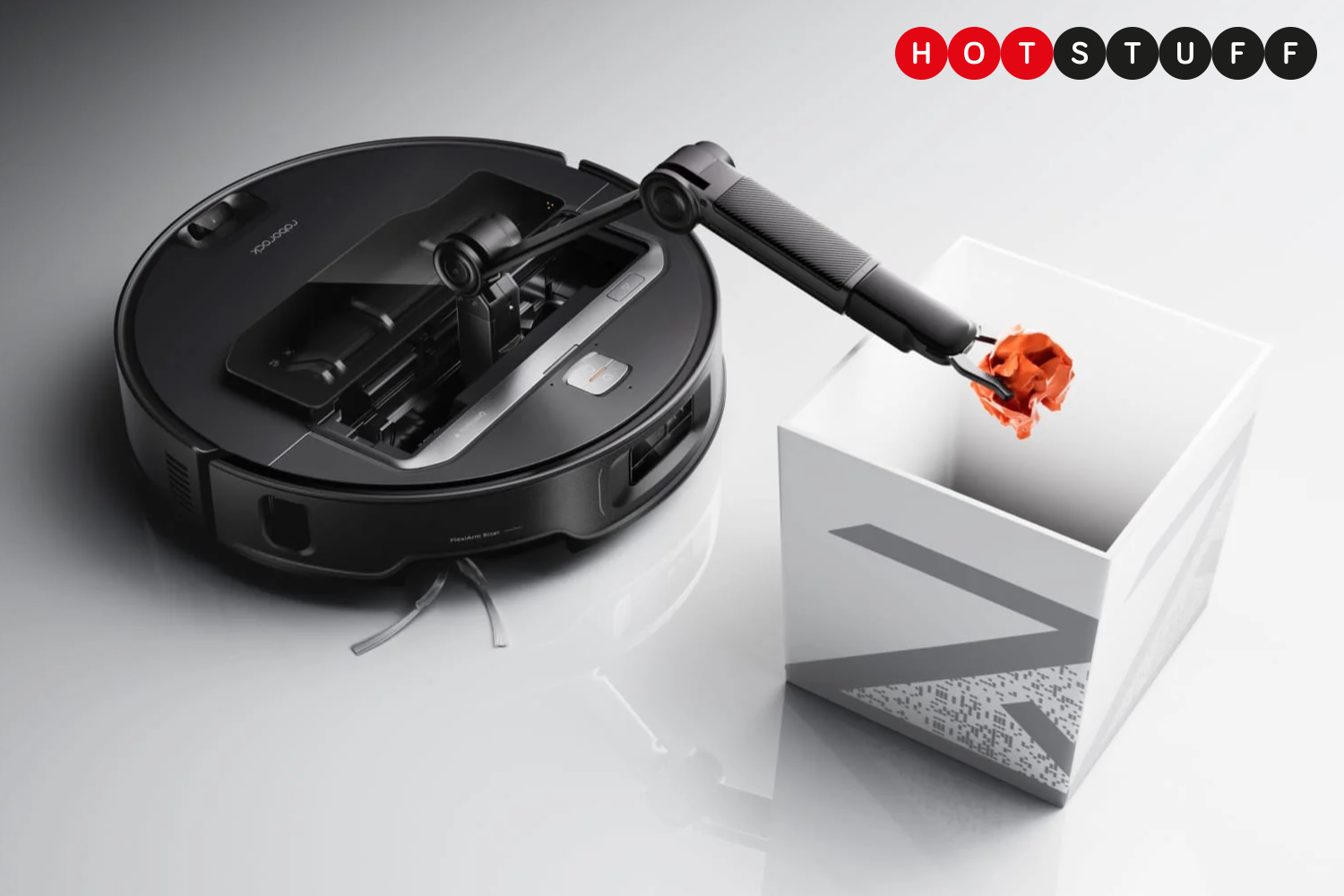 This vacuum cleaner has a robot arm to pick up your socks and is finally available