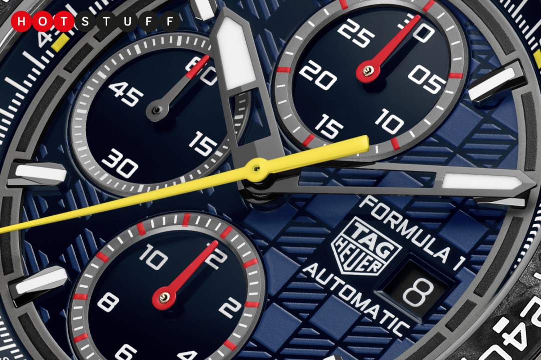 TAG Heuer Carrera Formula 1 Chronograph dial close up