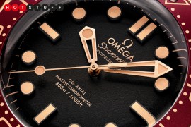 The Omega Seamaster 300M in Bronze Gold and Burgundy is the perfect antidote to winter
