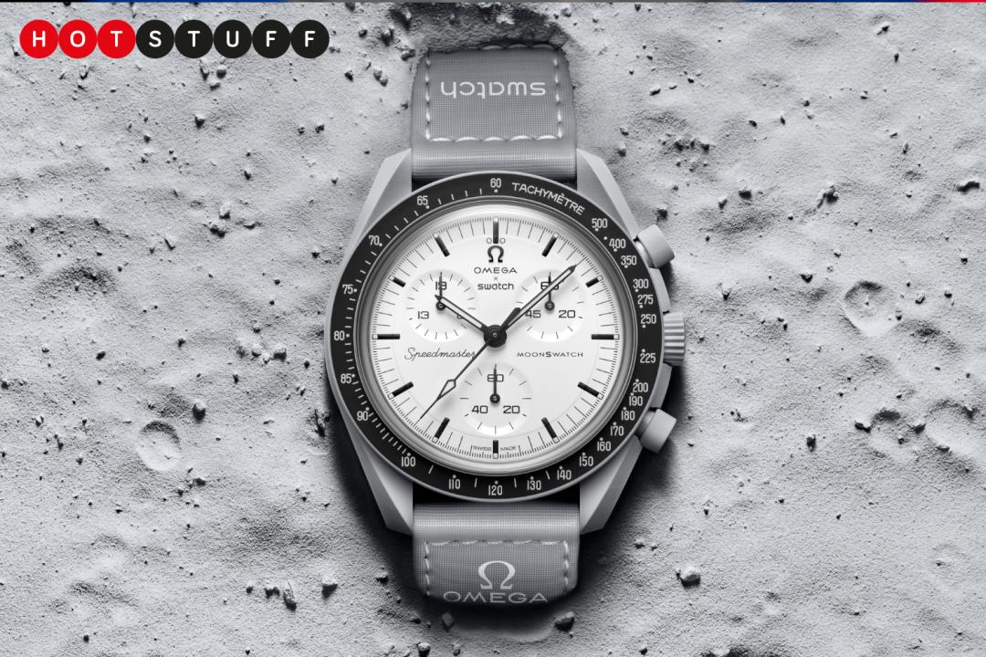 MoonSwatch 1965 on the surface of the moon