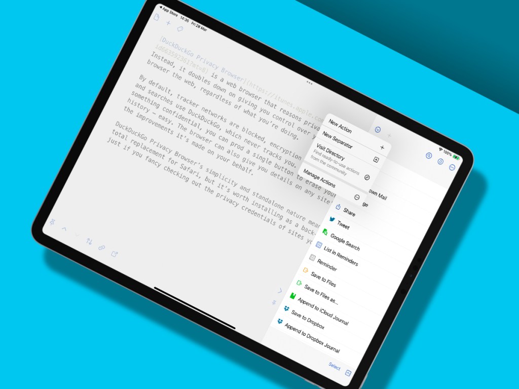Drafts 5: Best free iOS writing app