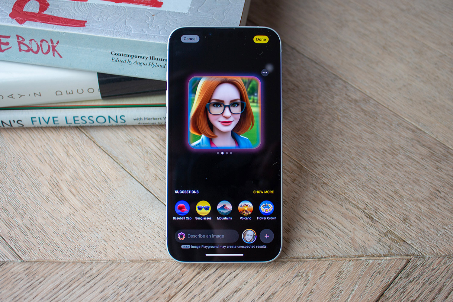 Apple iPhone 16e - image playground