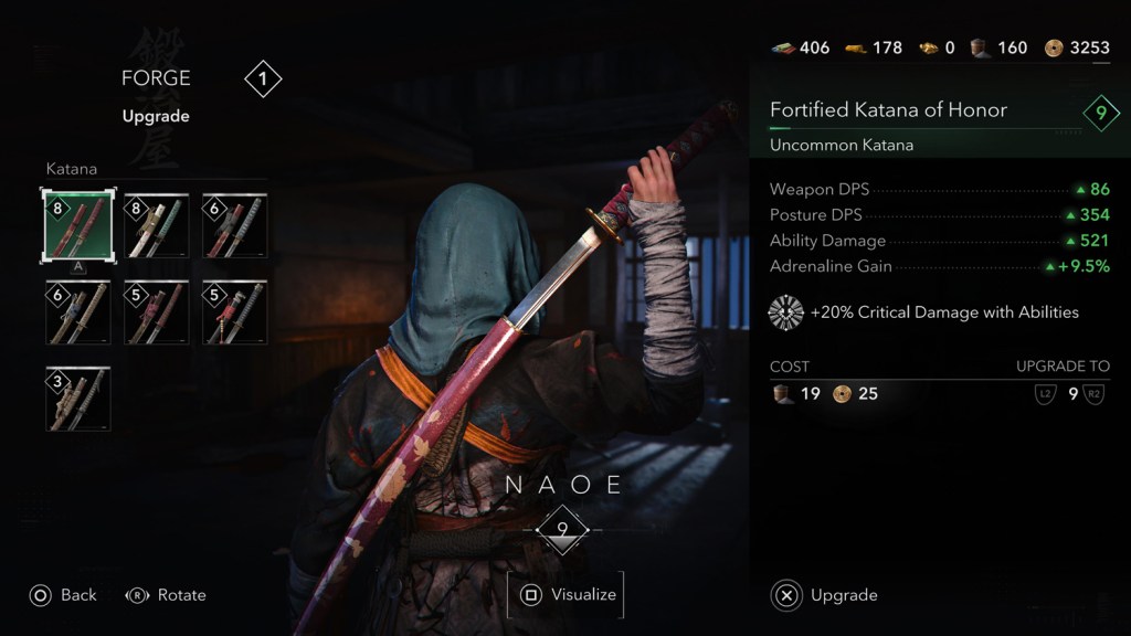 Assassins Creed Shadows review gear