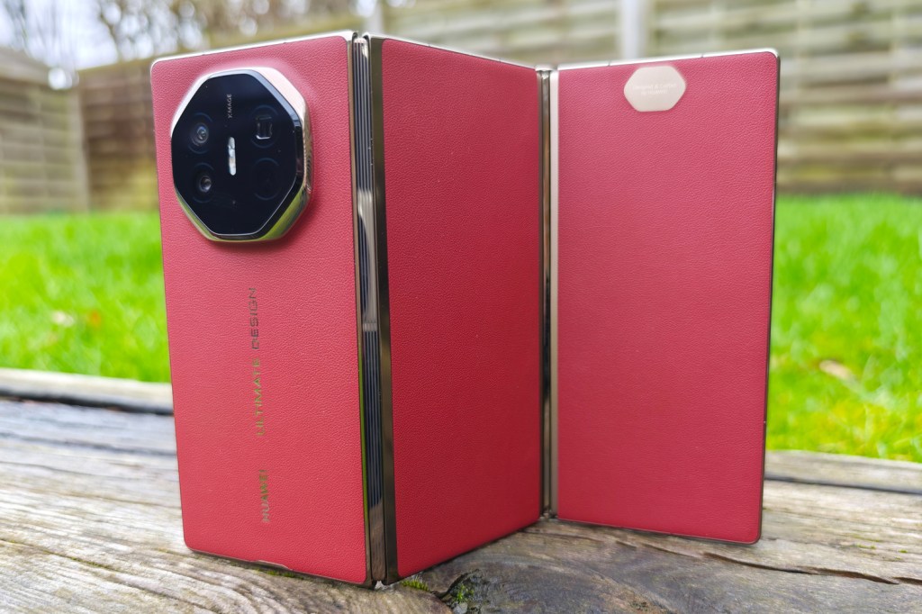 Huawei Mate XT Ultimate review open rear