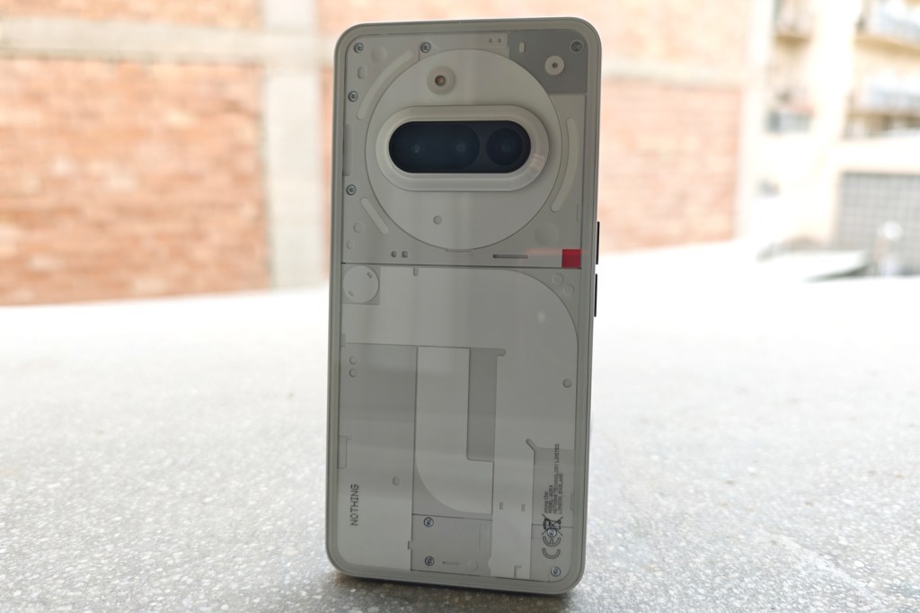 Nothing Phone 3a review rear